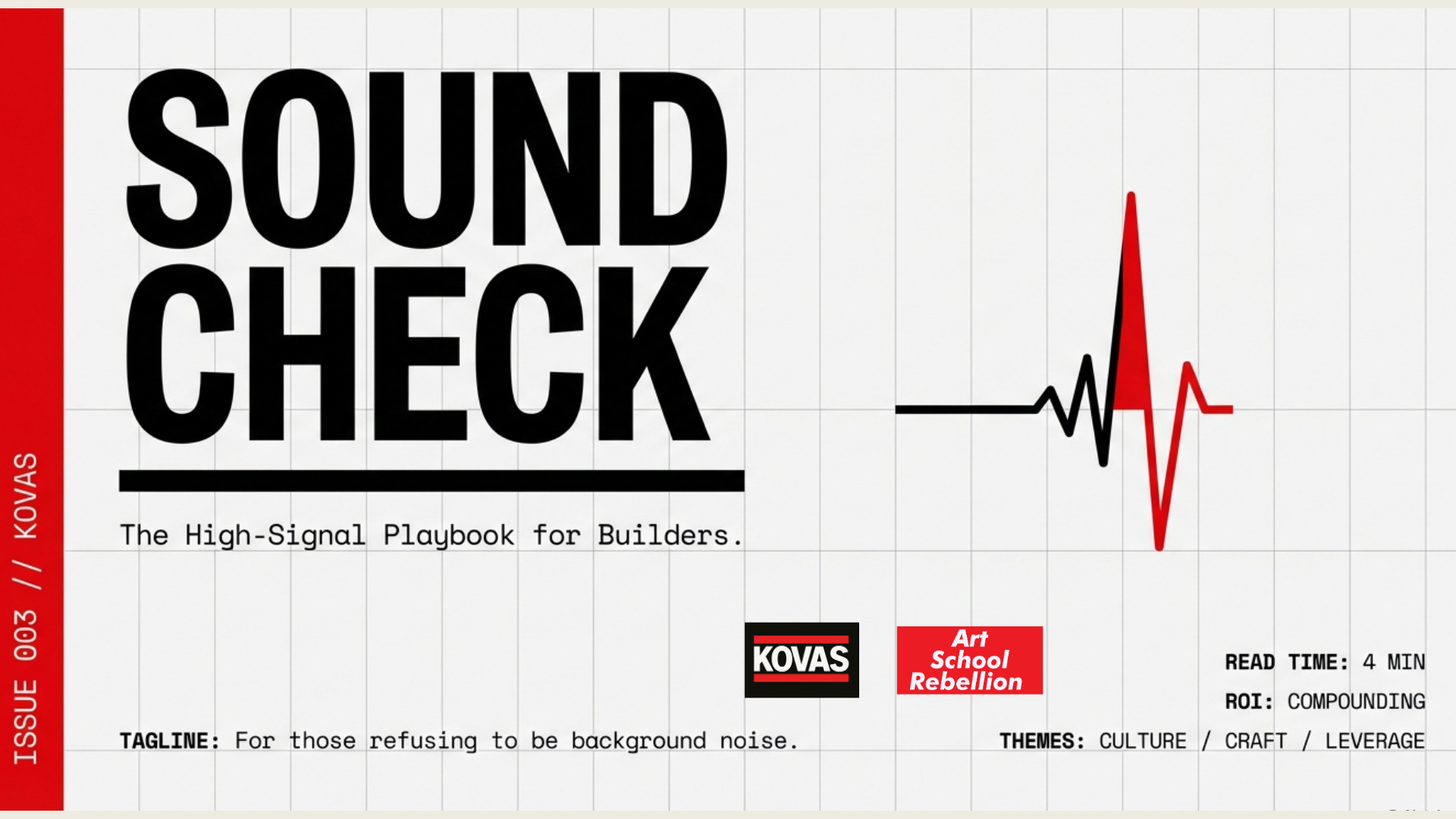 Sound Check Issue 003 cover