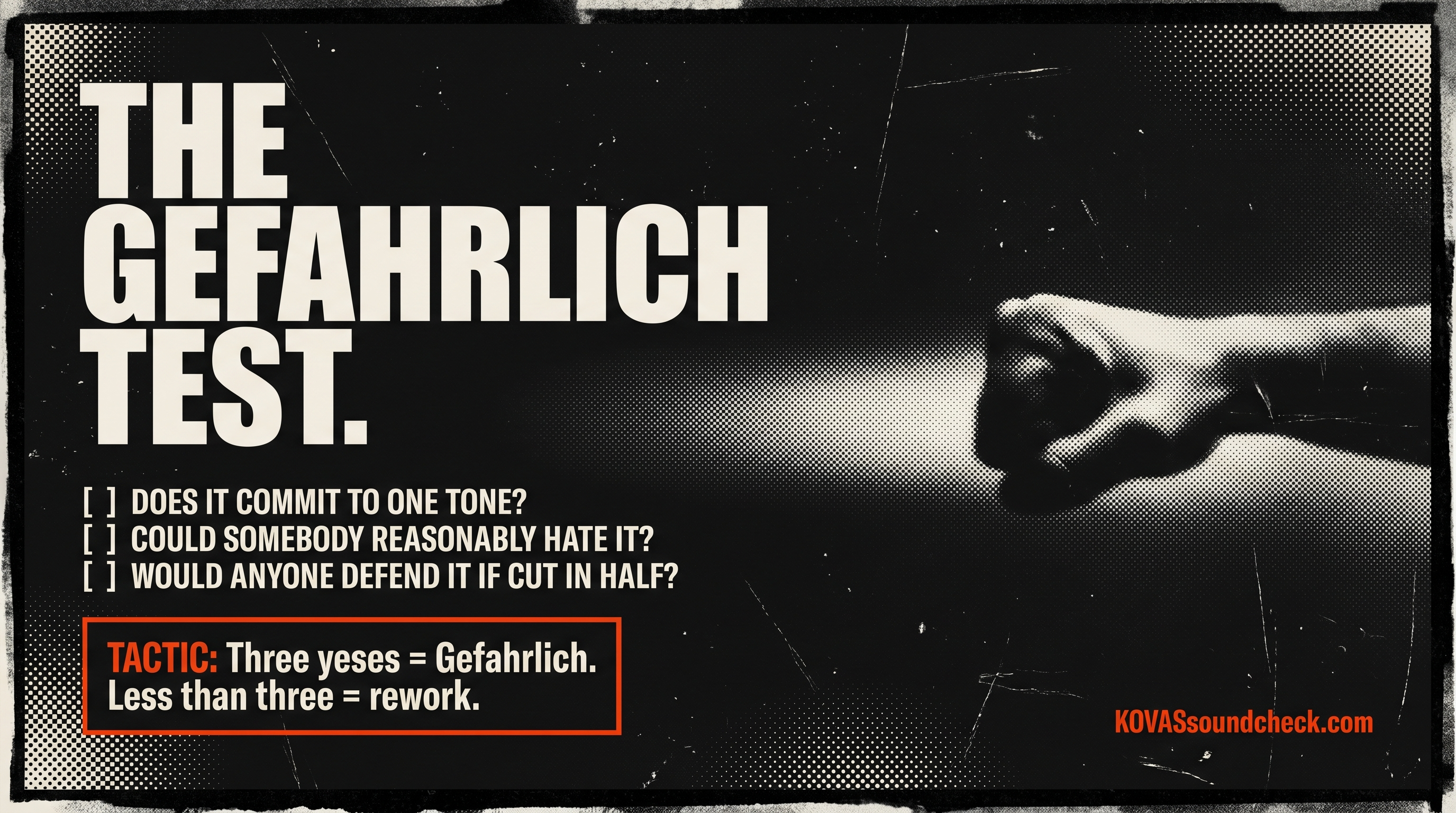 The Gefährlich Test